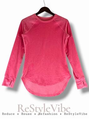 CUDDL DUDS Women’s Size S Shirt Crew Long Sleeve Climate Right Stretch Pink